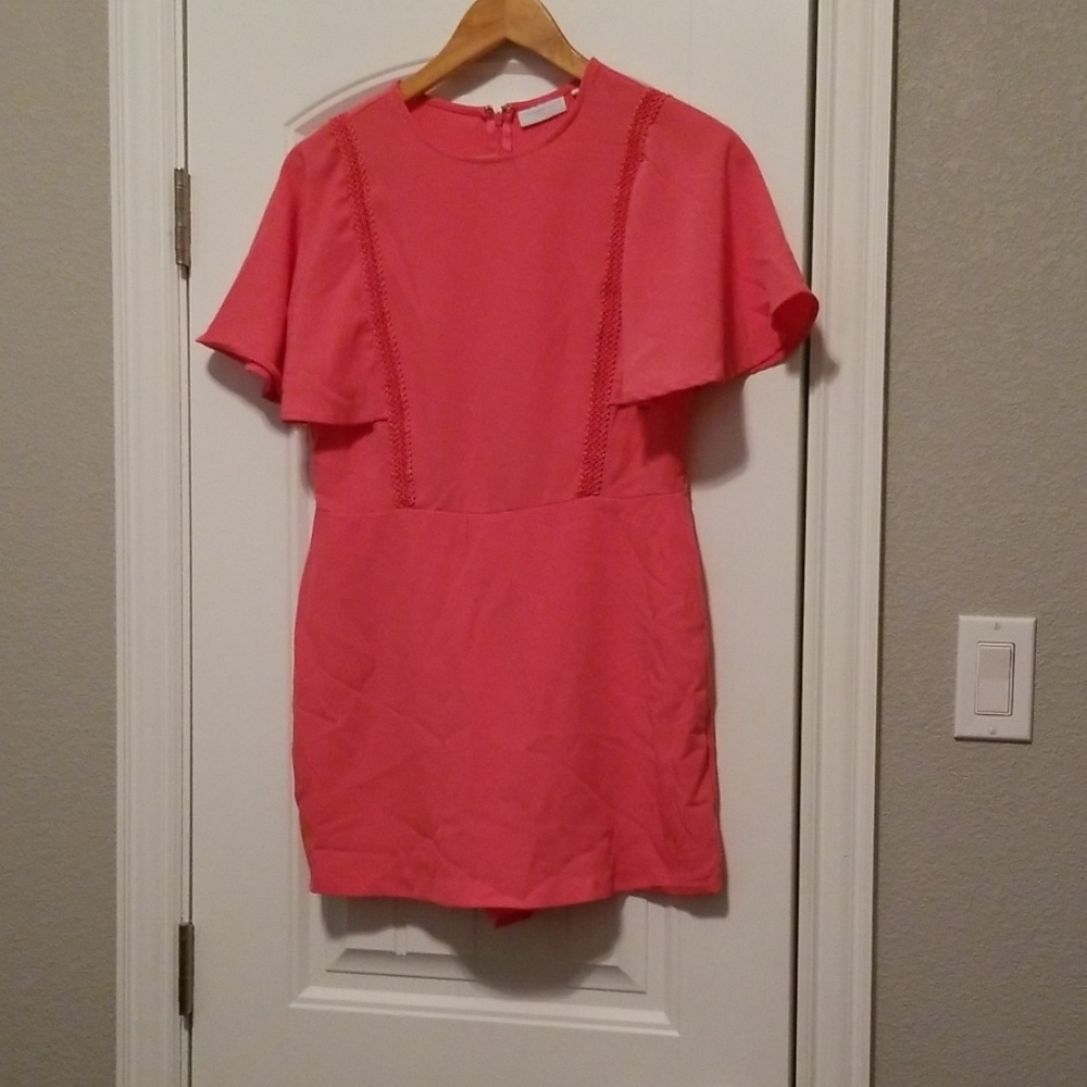 New York & Co Pink Romper Shorts Size XS